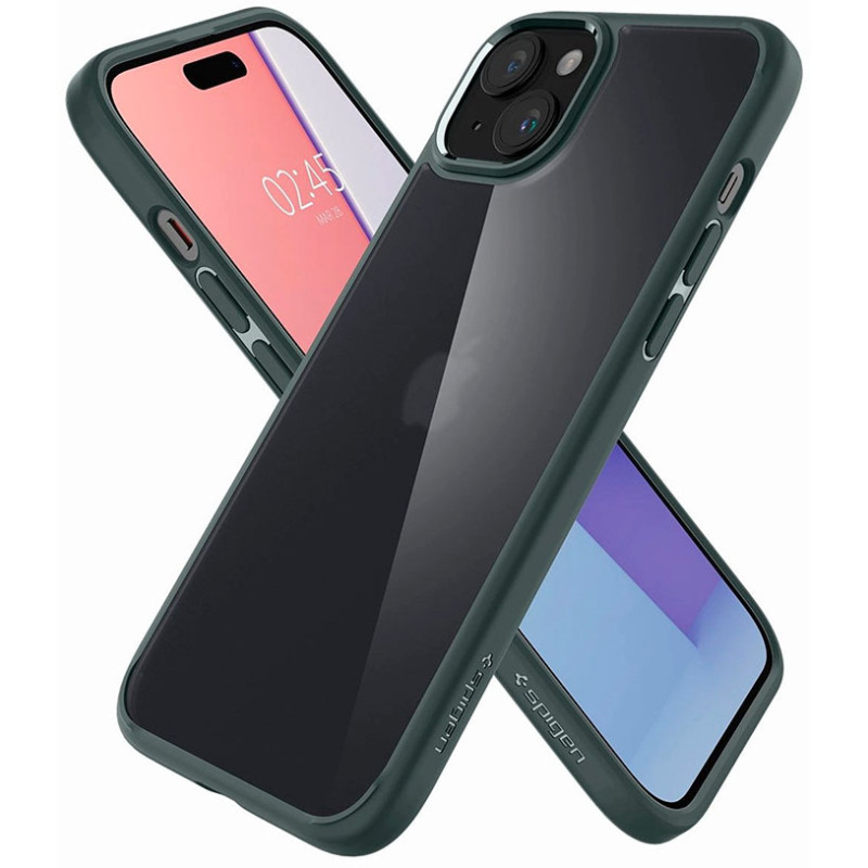 Чохол Spigen для Apple iPhone 15 Ultra Hybrid, Frost Green