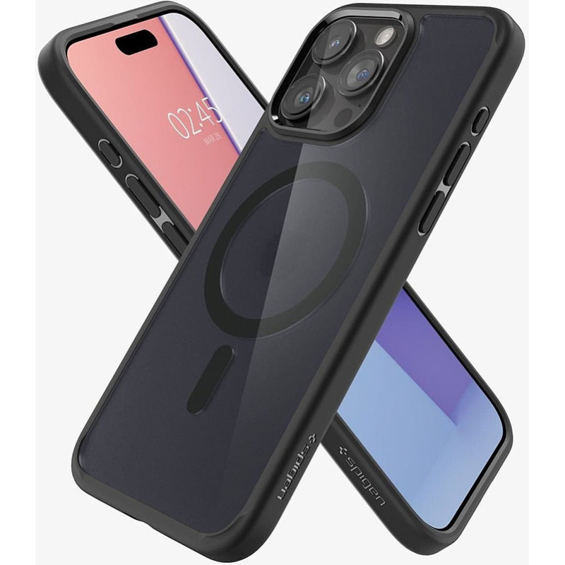 Чохол Spigen для iPhone 15 Pro Max Ultra Hybrid MagFit, Frost Black