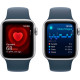 Смартгодинник Apple Watch SE GPS 40mm Silver Aluminium Case with Storm Blue Sport Band – M/L
