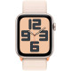 Смартгодинник Apple Watch SE GPS 44mm Starlight Aluminium Case with Starlight Sport Loop