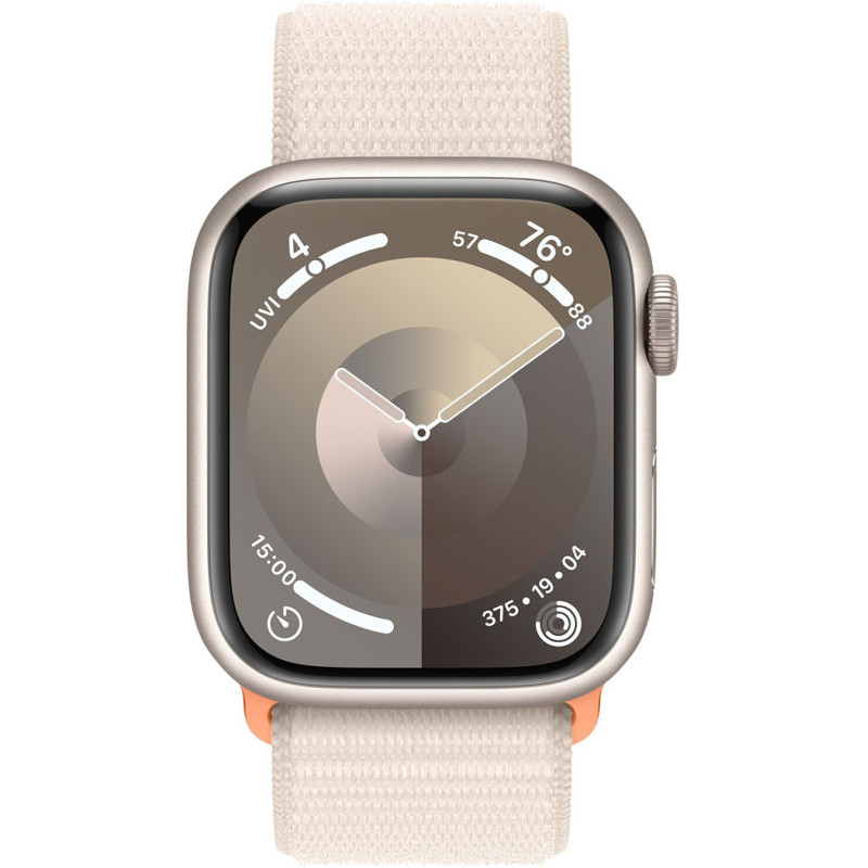 Смартгодинник Apple Watch Series 9 GPS 41mm Starlight Aluminium Case with Starlight Sport Loop