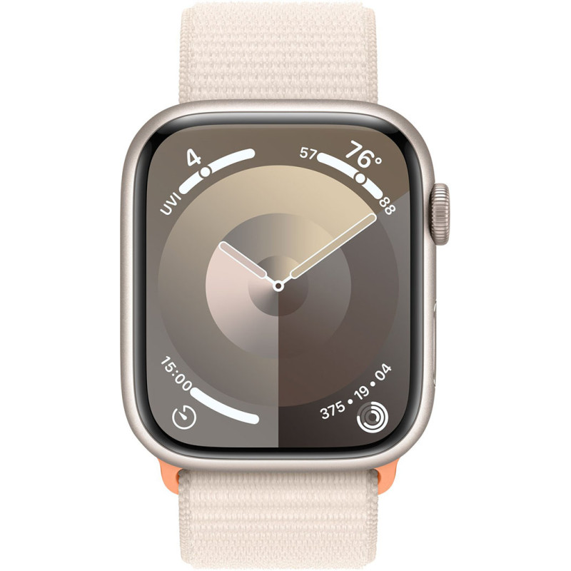 Смартгодинник Apple Watch Series 9 GPS 45mm Starlight Aluminium Case with Starlight Sport Loop